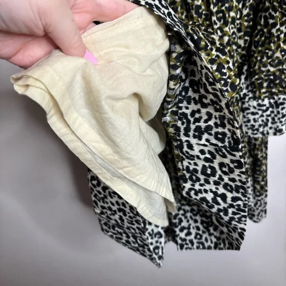 ULLA JOHNSON Amira Dress Leopard Print size 0 - Picture 9 of 13